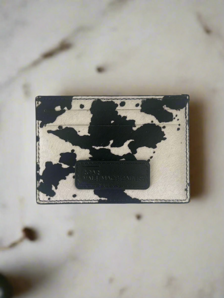 COW PRINT CARD & CASH HOLDER