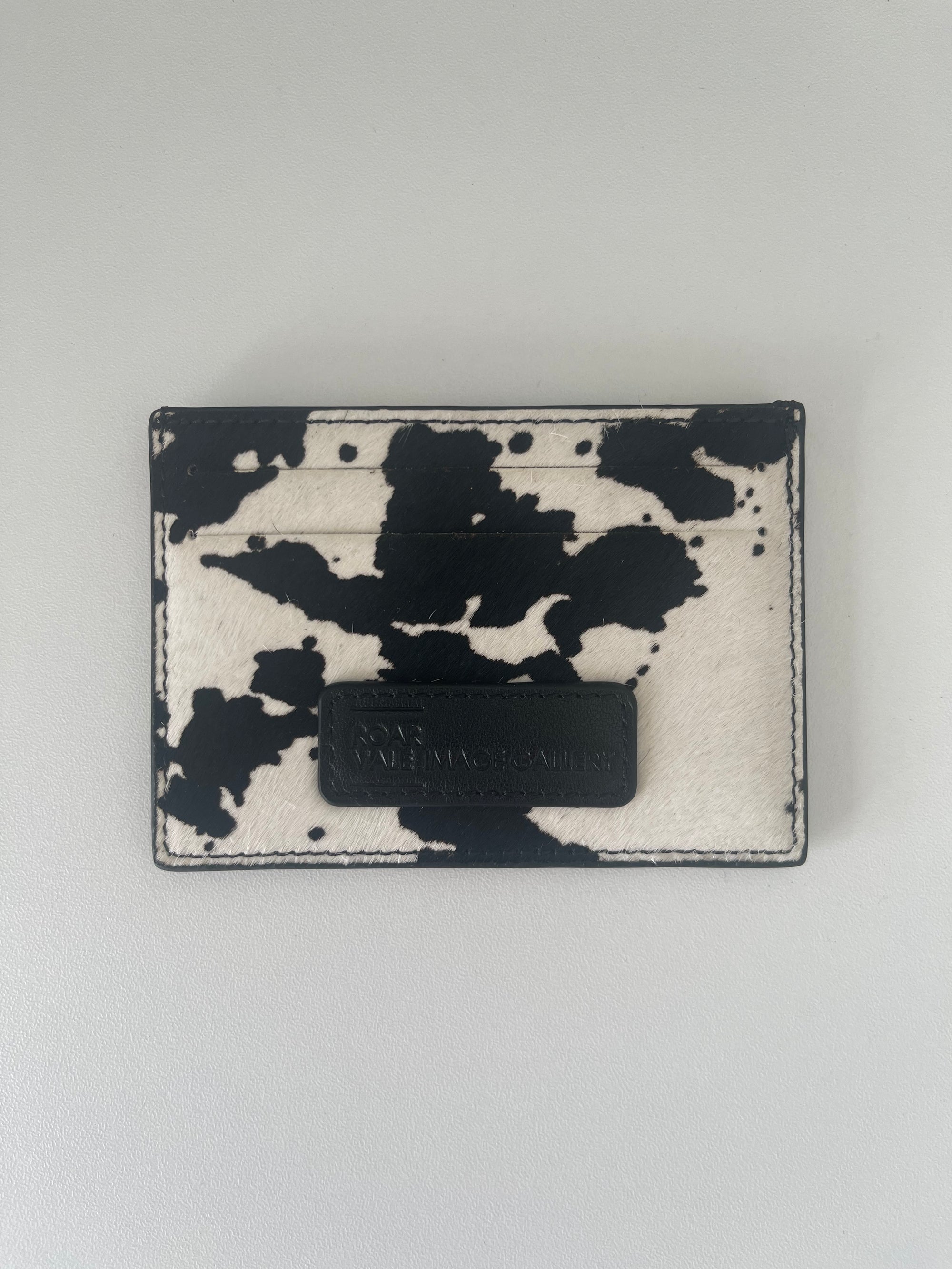 COW PRINT CARD & CASH HOLDER
